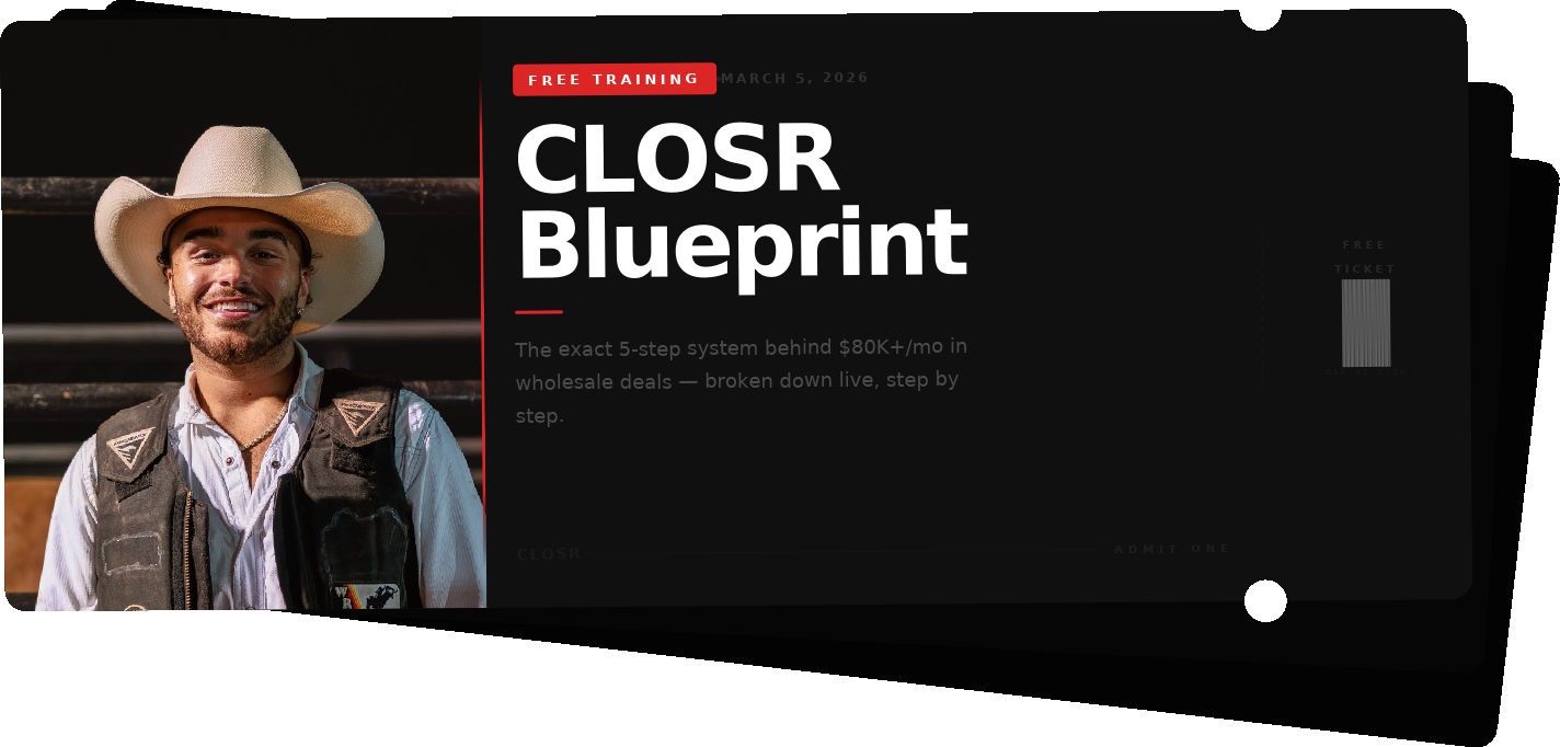 CLOSR Blueprint — Free Training Ticket